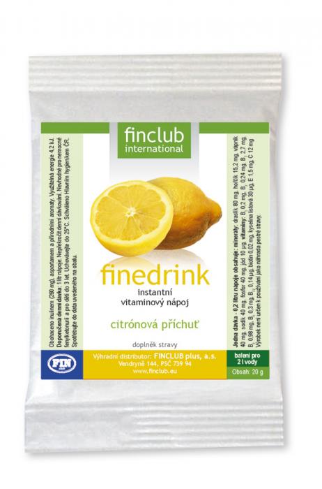 Nápoj Finedrink - Citron 2 l FINCLUB